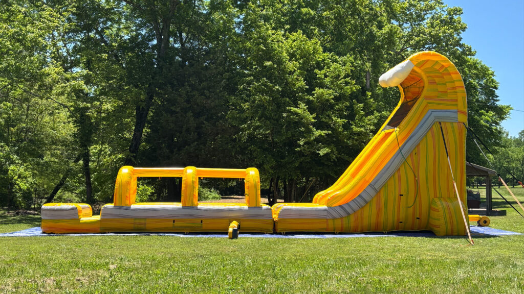 Marble Yellow Single Inflatable